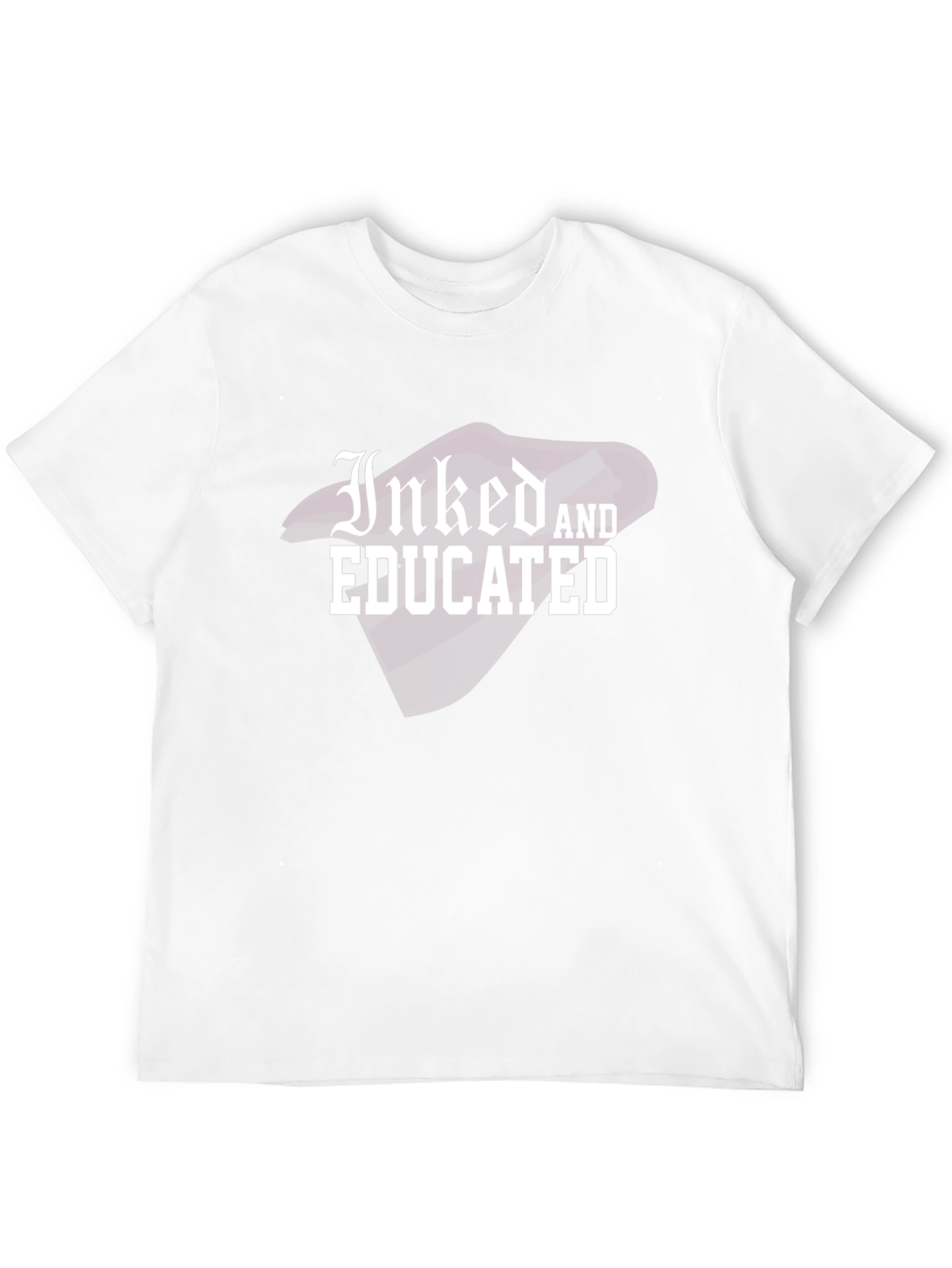 Inked and Educated Graphic T-Shirt - Trendy Black Tee