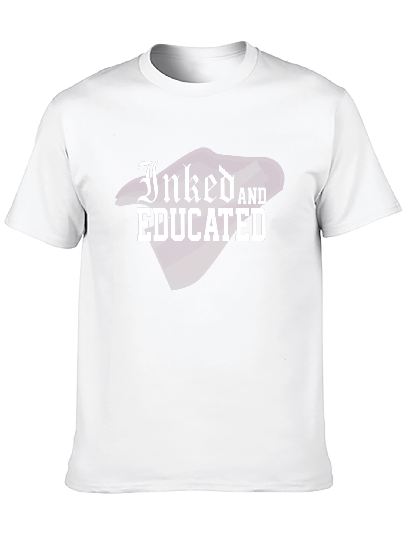 Inked and Educated Graphic T-Shirt - Trendy Black Tee
