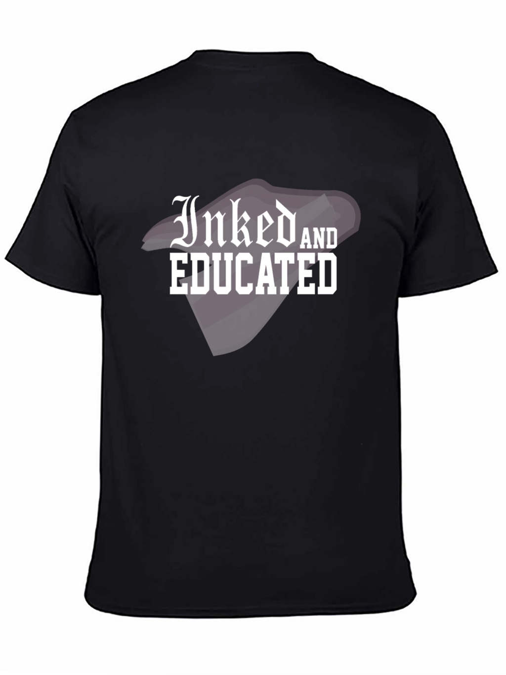 Inked and Educated Graphic T-Shirt - Trendy Black Tee
