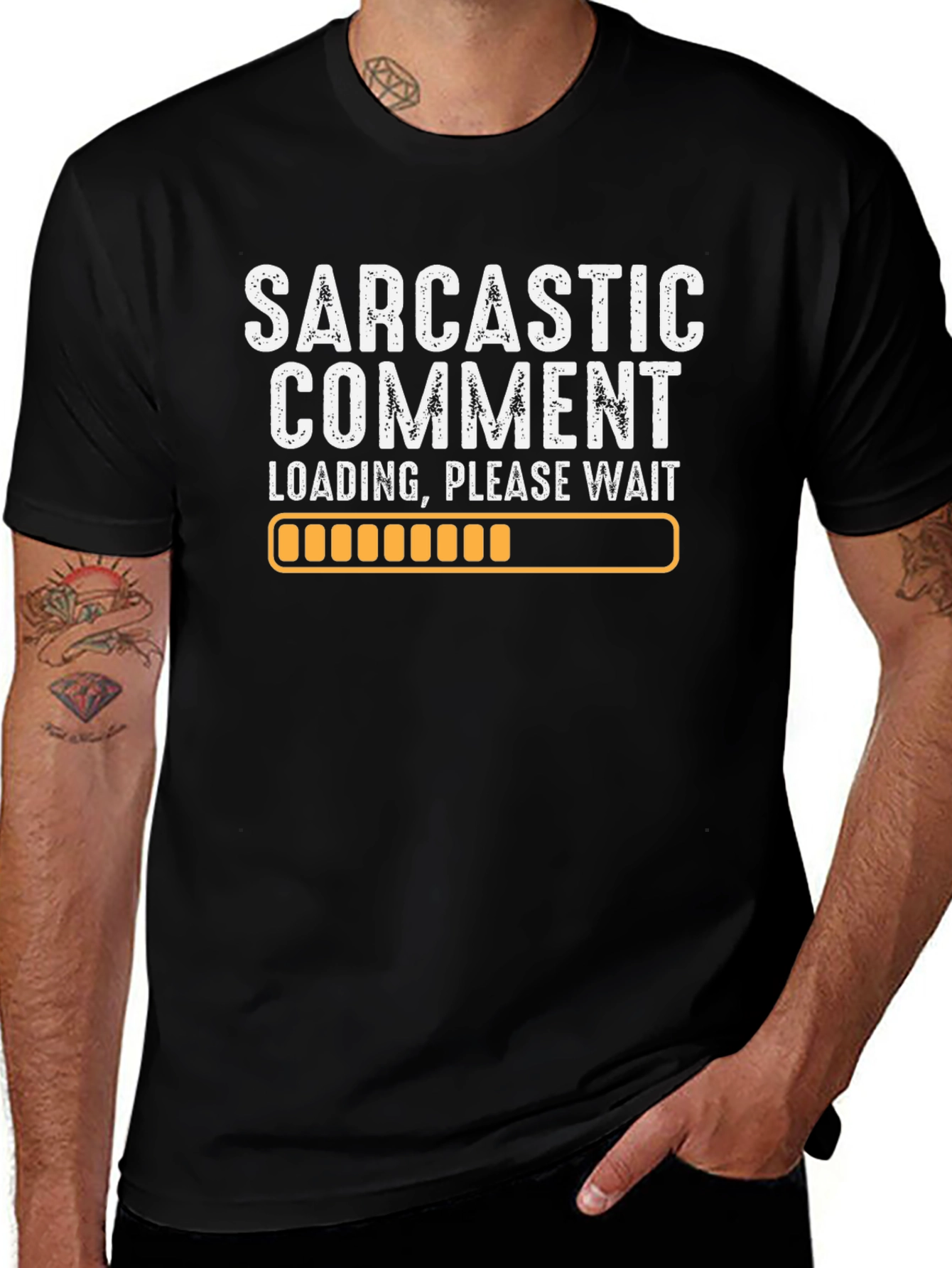 Sarcastic Comment Loading Graphic Tee