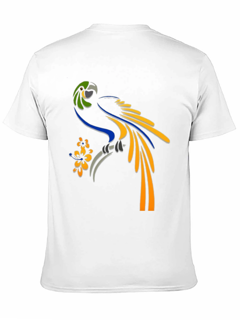 Parrot Graphic Tee - Tropical Bird T-Shirt