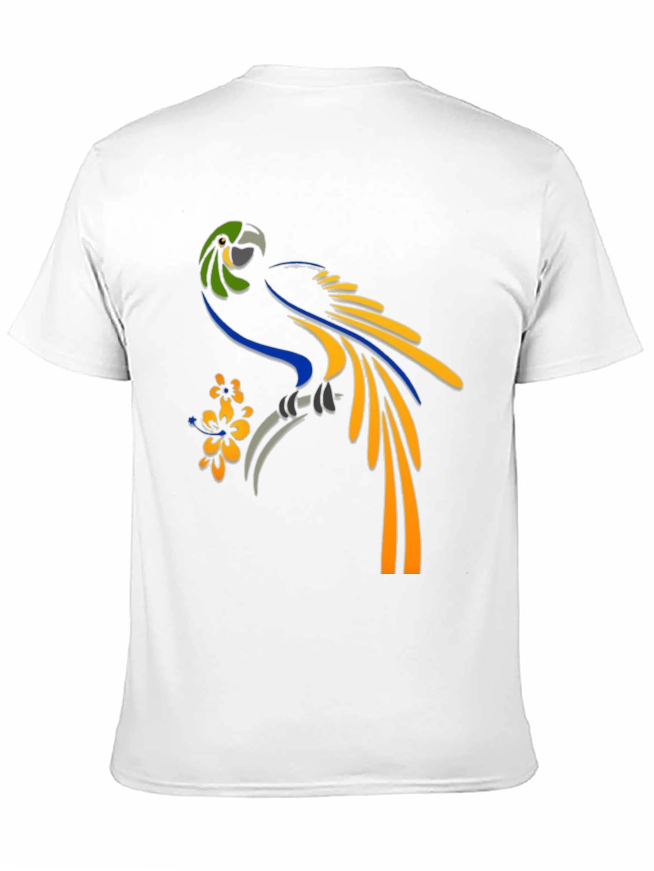 Parrot Graphic Tee - Tropical Bird T-Shirt