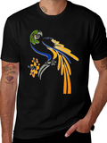 Parrot Graphic Tee - Tropical Bird T-Shirt