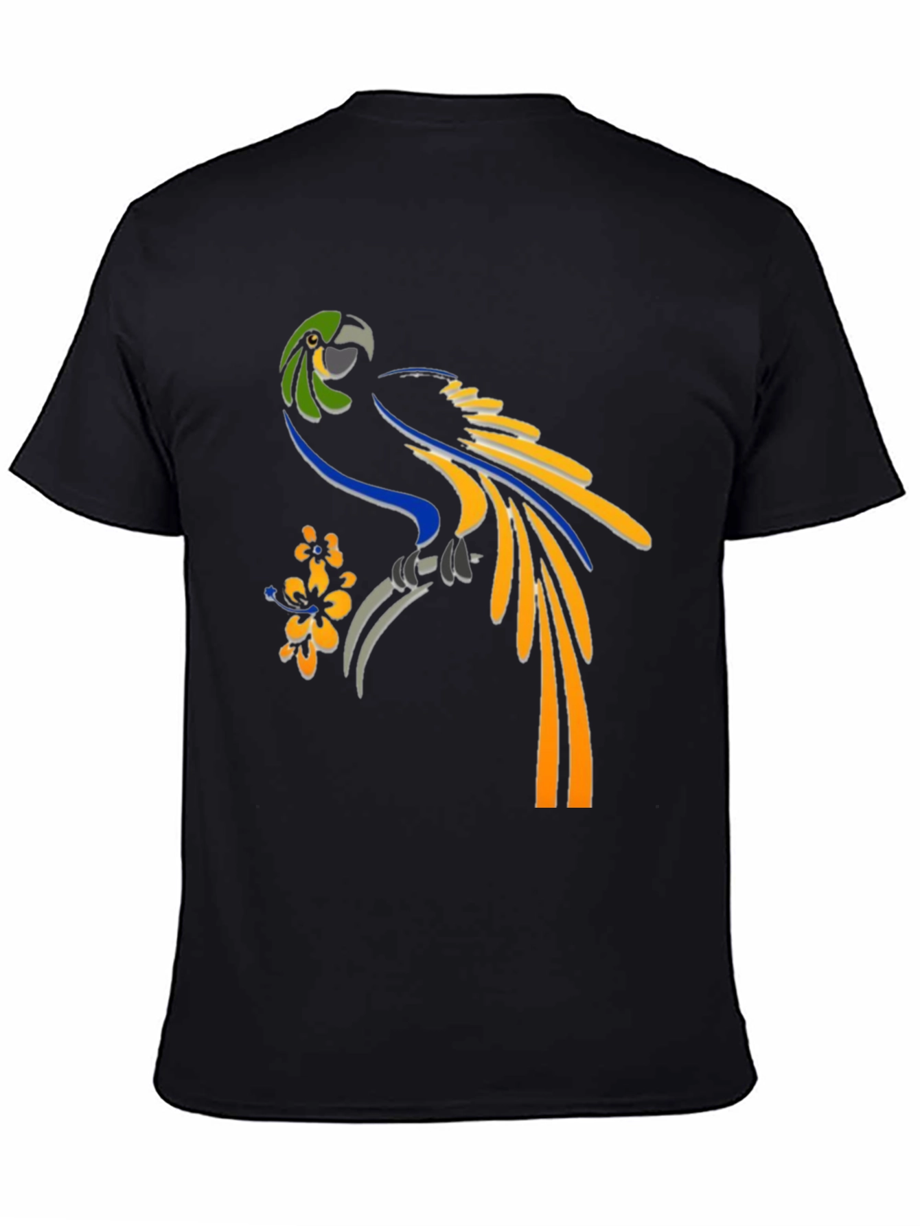 Parrot Graphic Tee - Tropical Bird T-Shirt