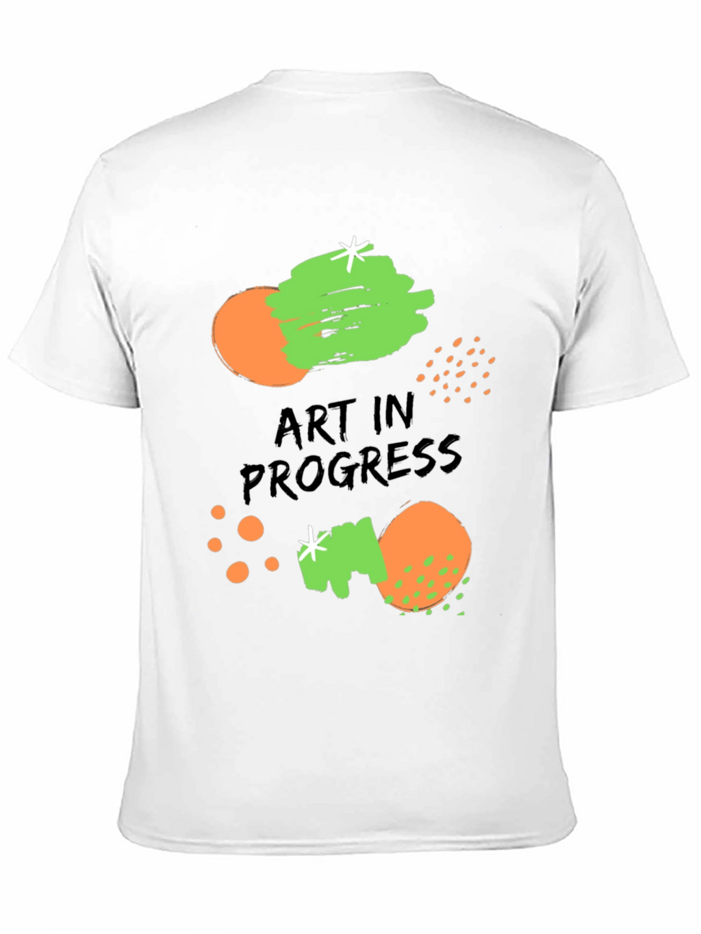Art in Progress Graphic Print Black T-Shirt