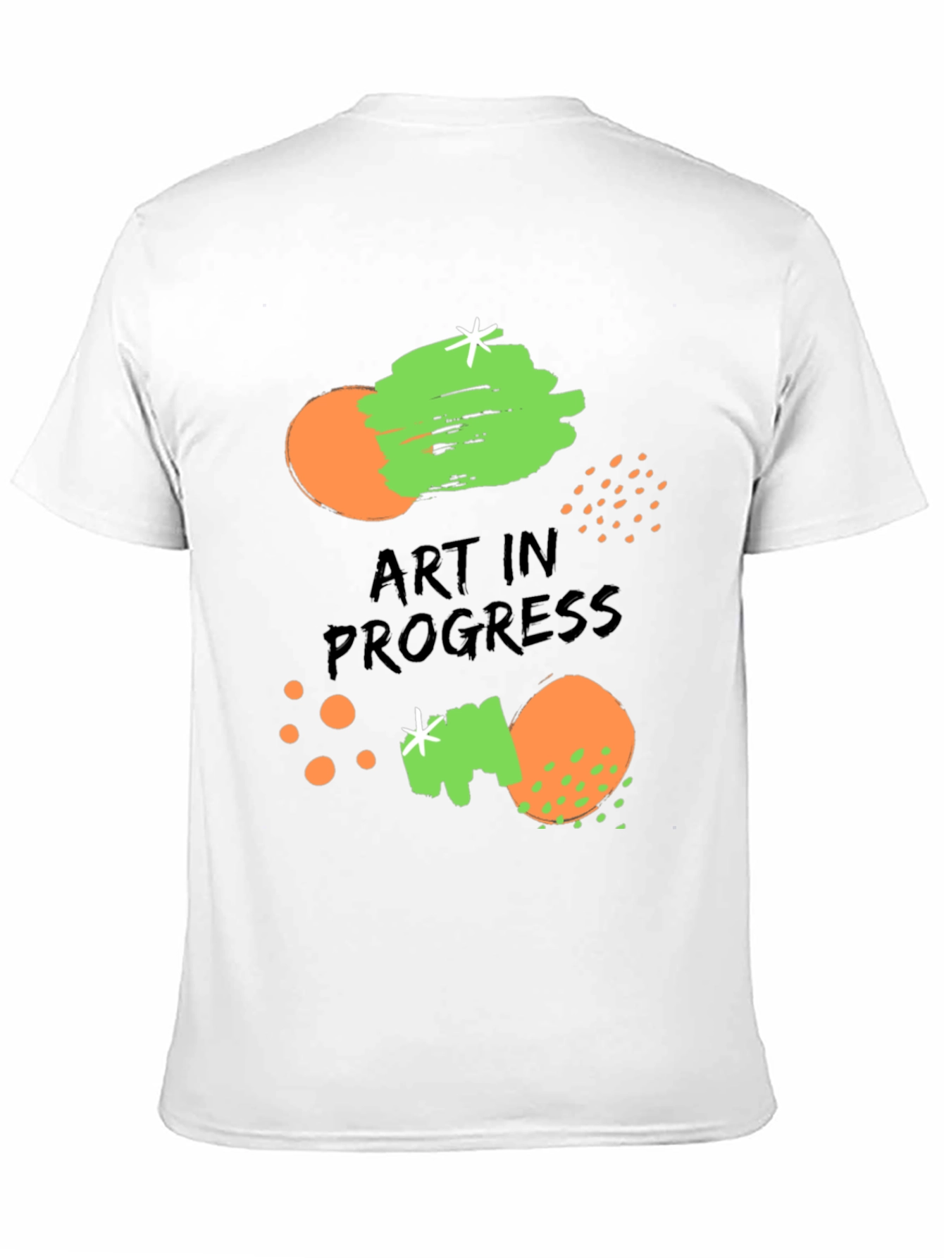 Art in Progress Graphic Print Black T-Shirt