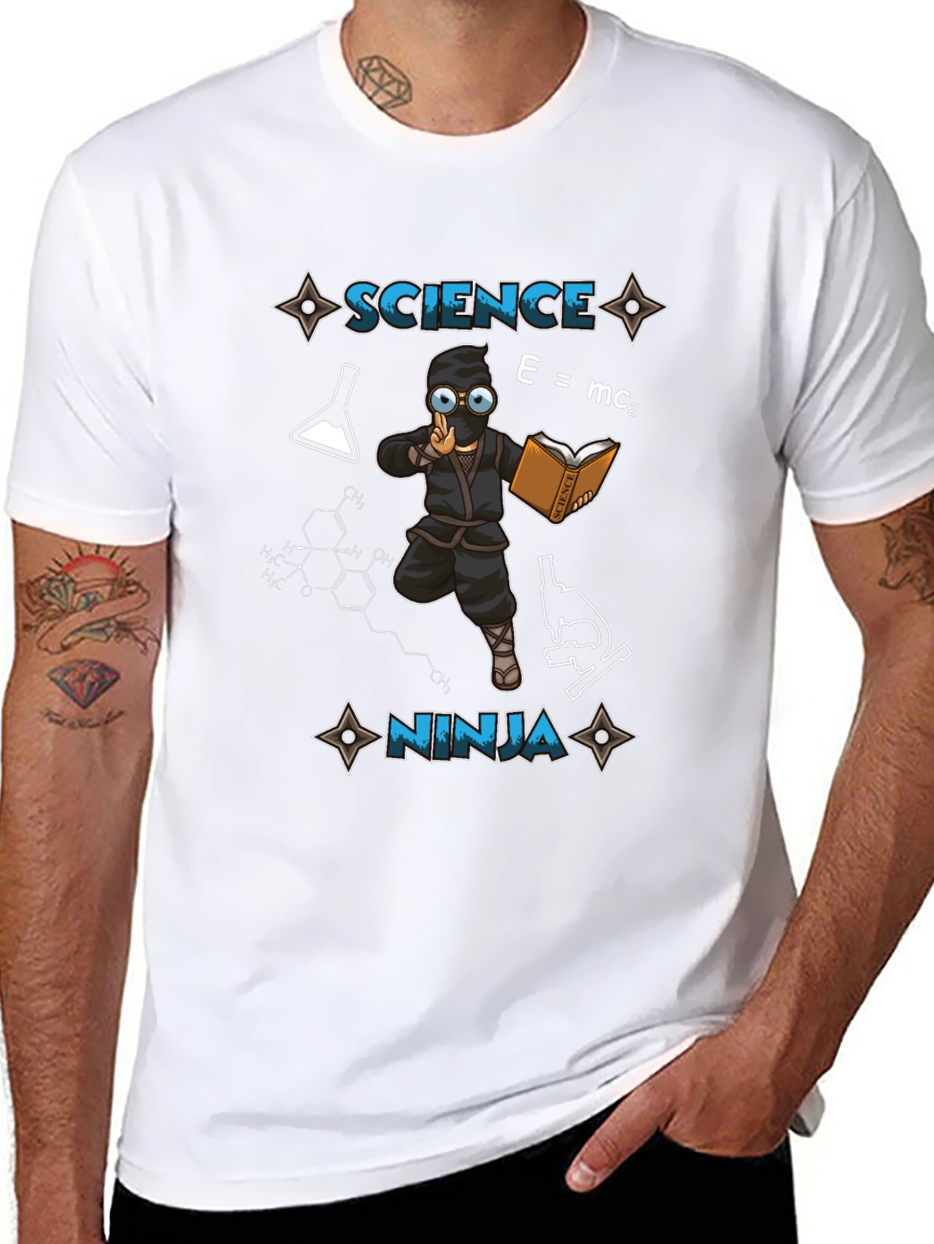 Science Ninja T-Shirt - Smart & Funny Tee