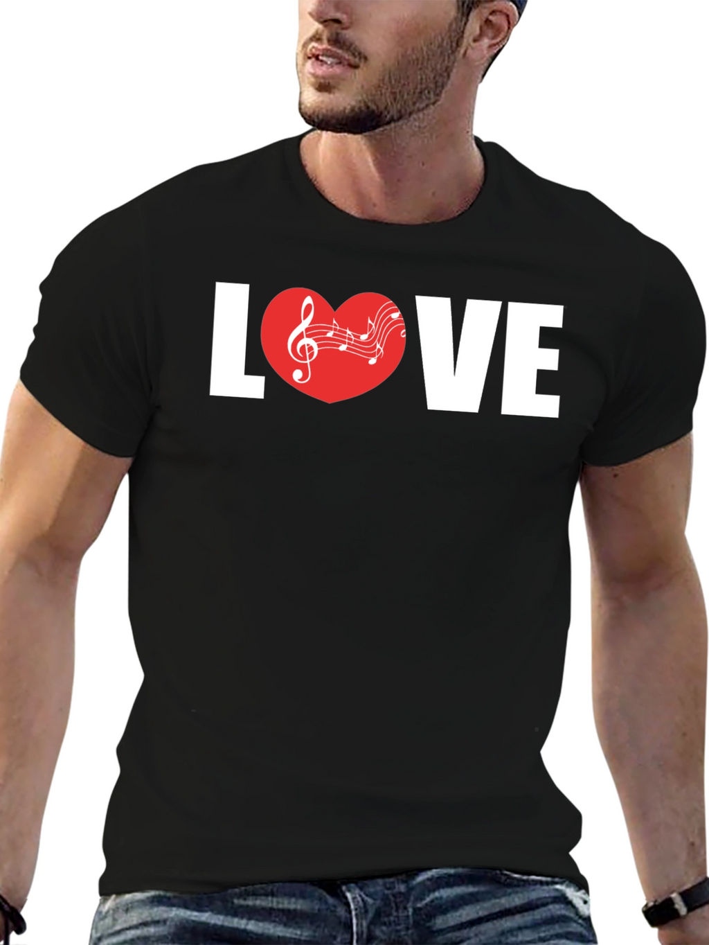 Love Music Graphic Tee - Stylish Unisex T-Shirt
