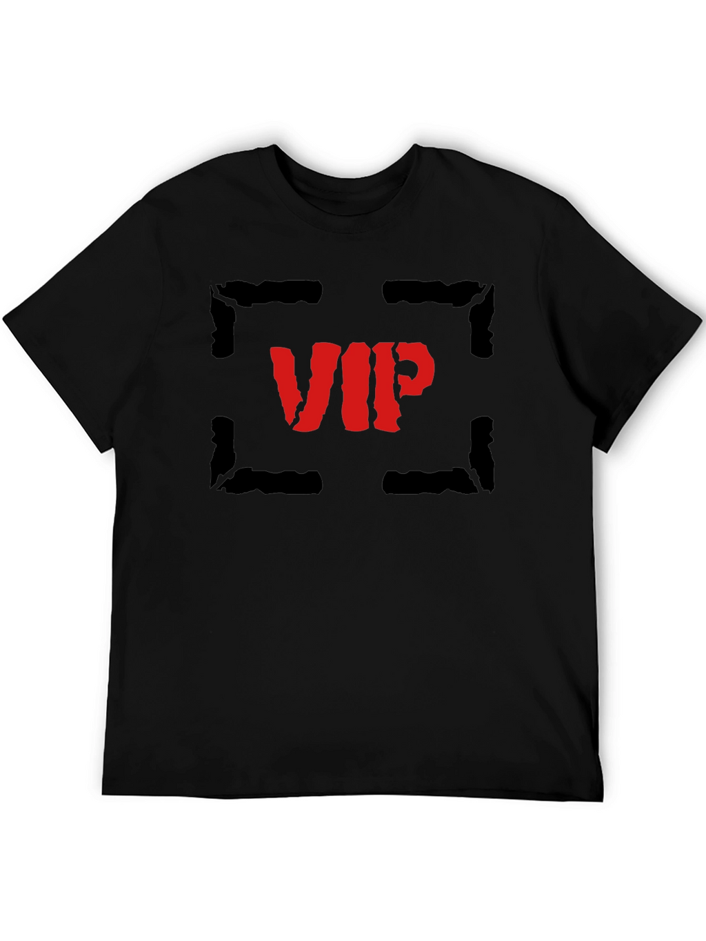 VIP Graphic Print Black T-Shirt - Trendy Streetwear Style