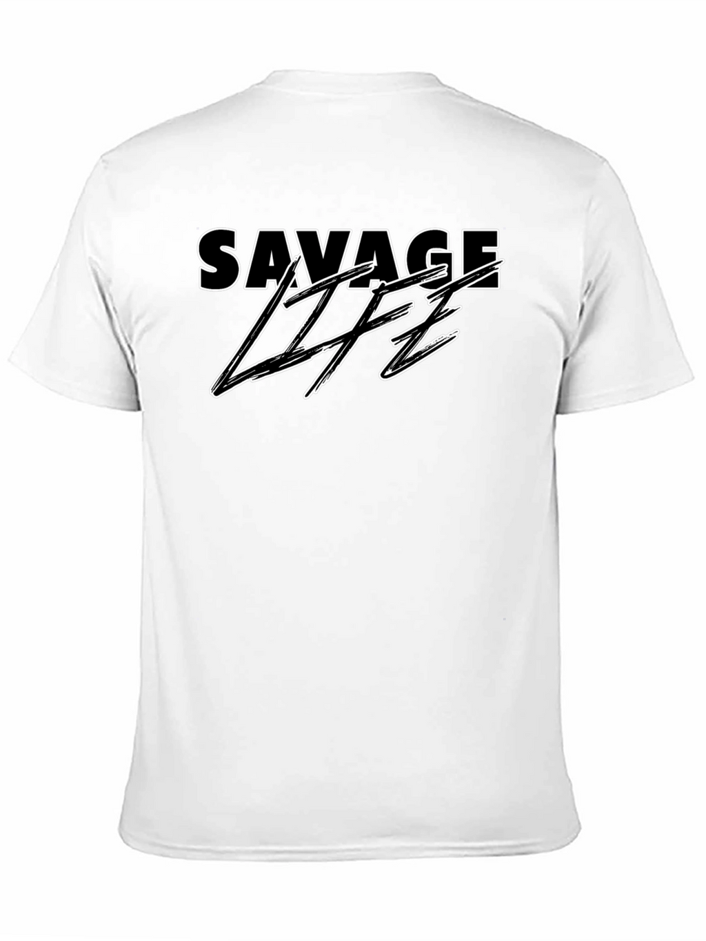 Savage Life Black Graphic T-Shirt