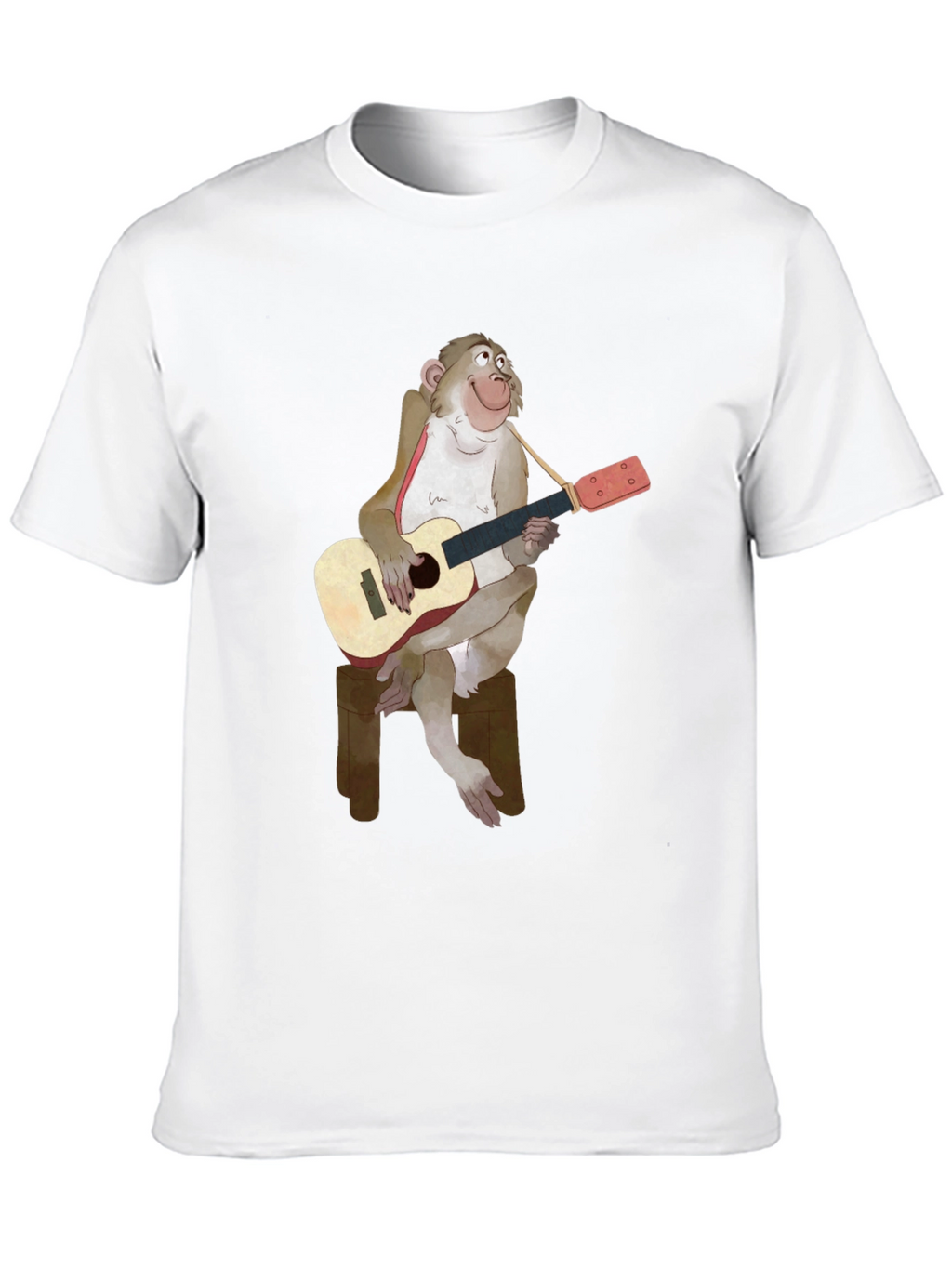 Monkey Guitarist Graphic Tee