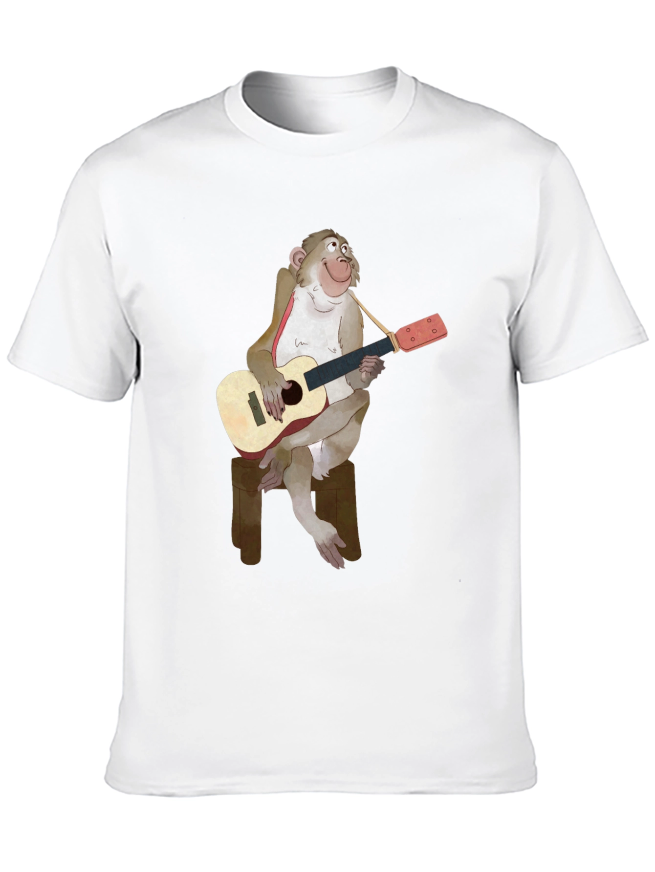 Monkey Guitarist Graphic Tee
