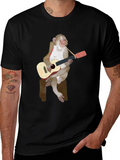 Monkey Guitarist Graphic Tee