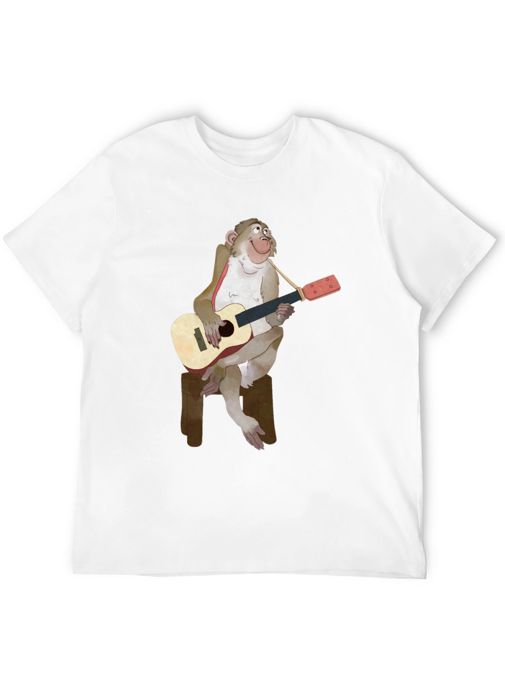 Monkey Guitarist Graphic Tee