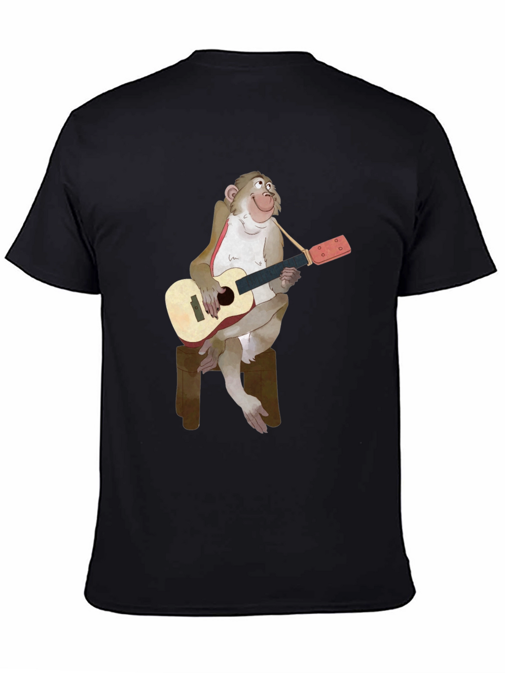 Monkey Guitarist Graphic Tee