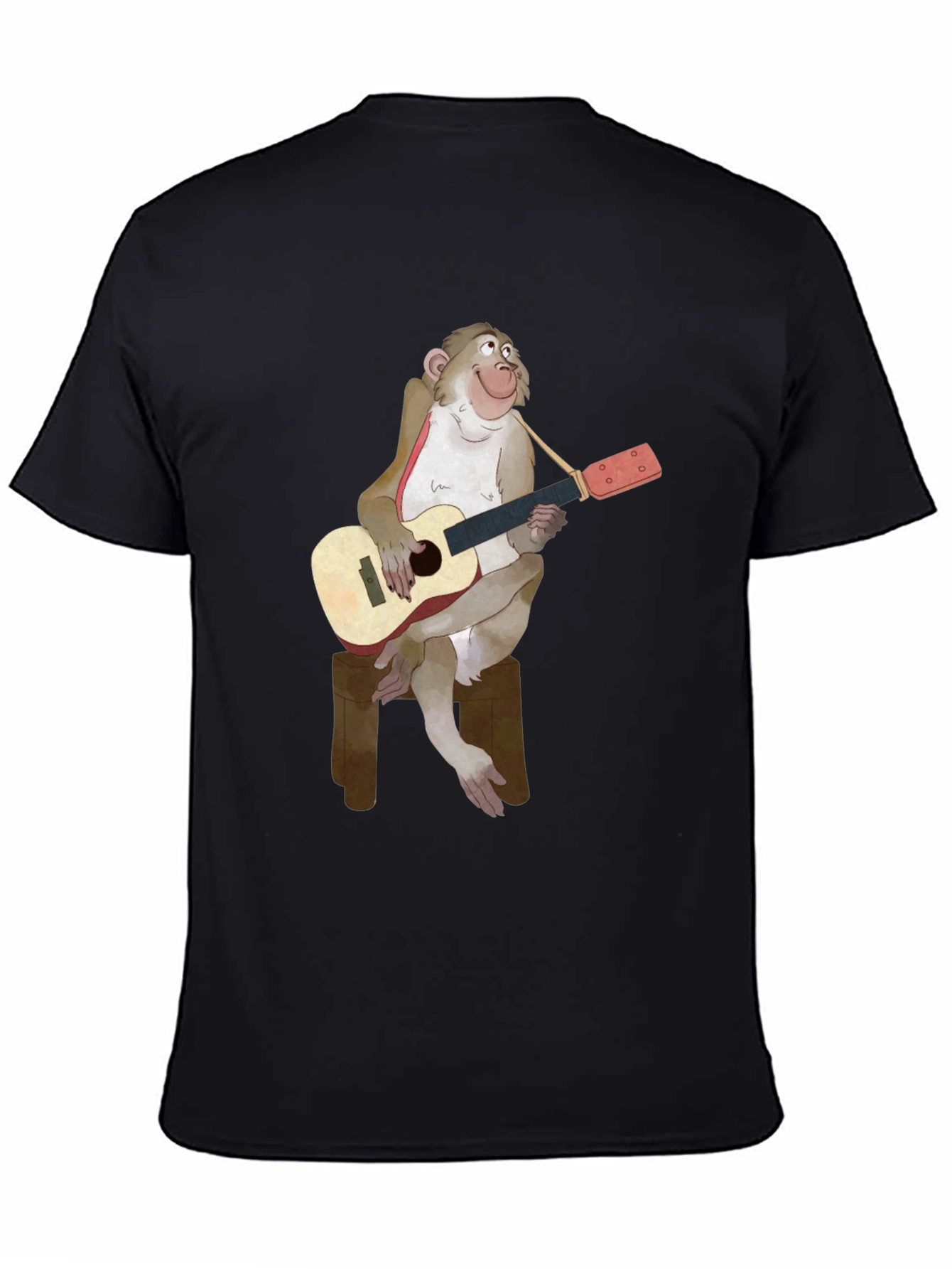Monkey Guitarist Graphic Tee