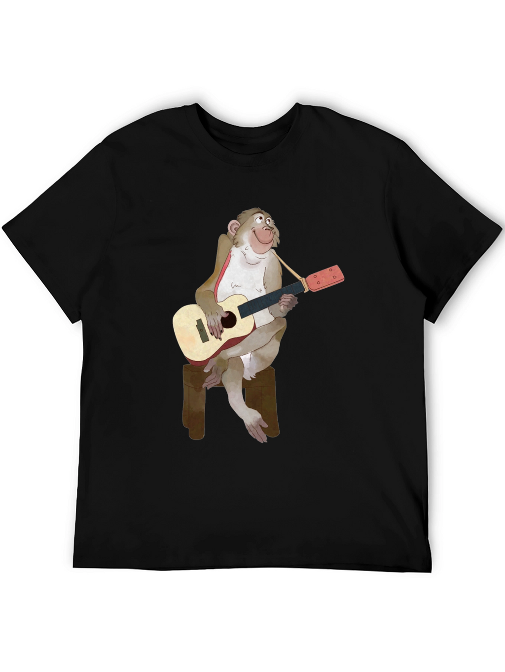 Monkey Guitarist Graphic Tee