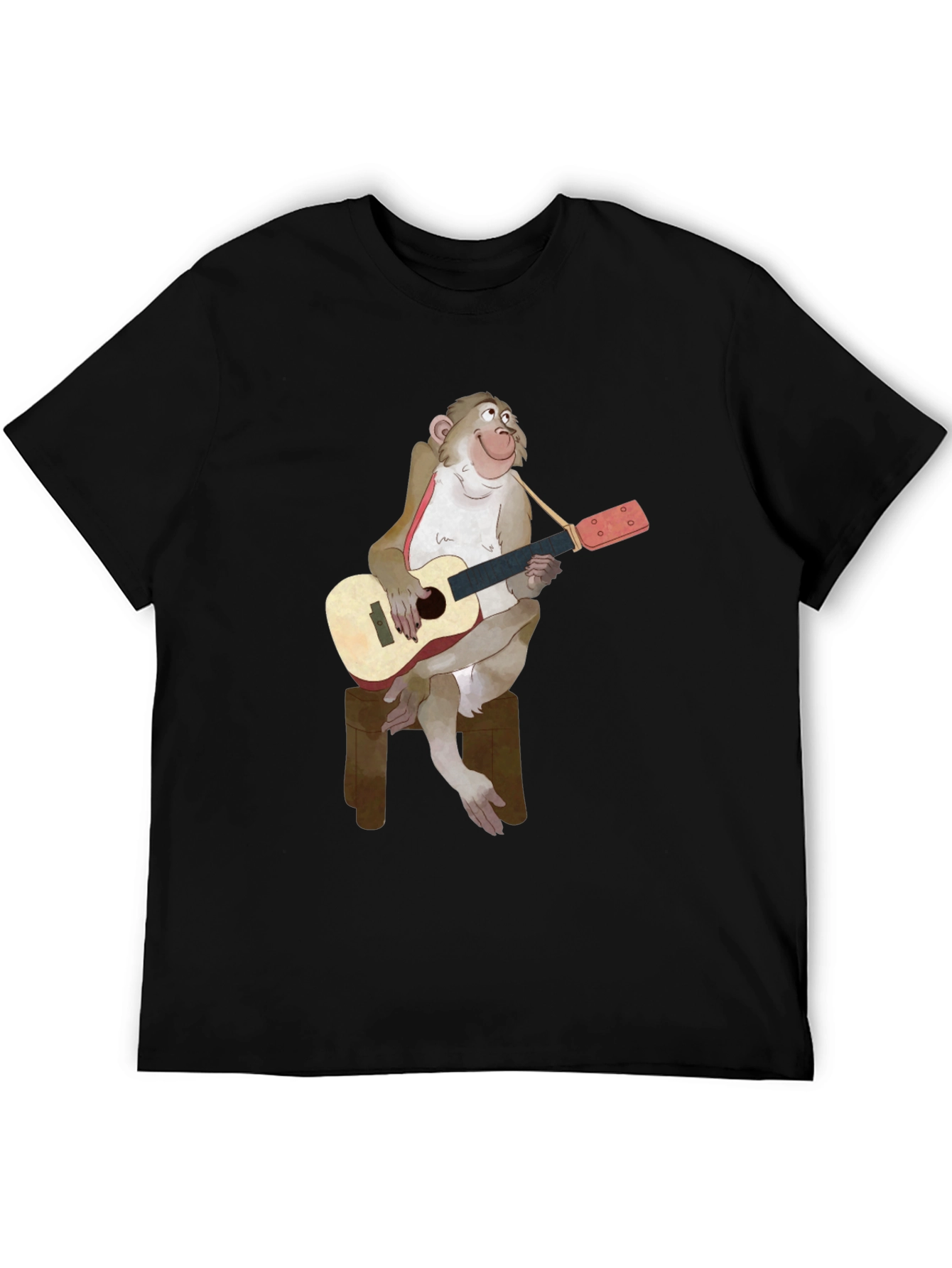 Monkey Guitarist Graphic Tee