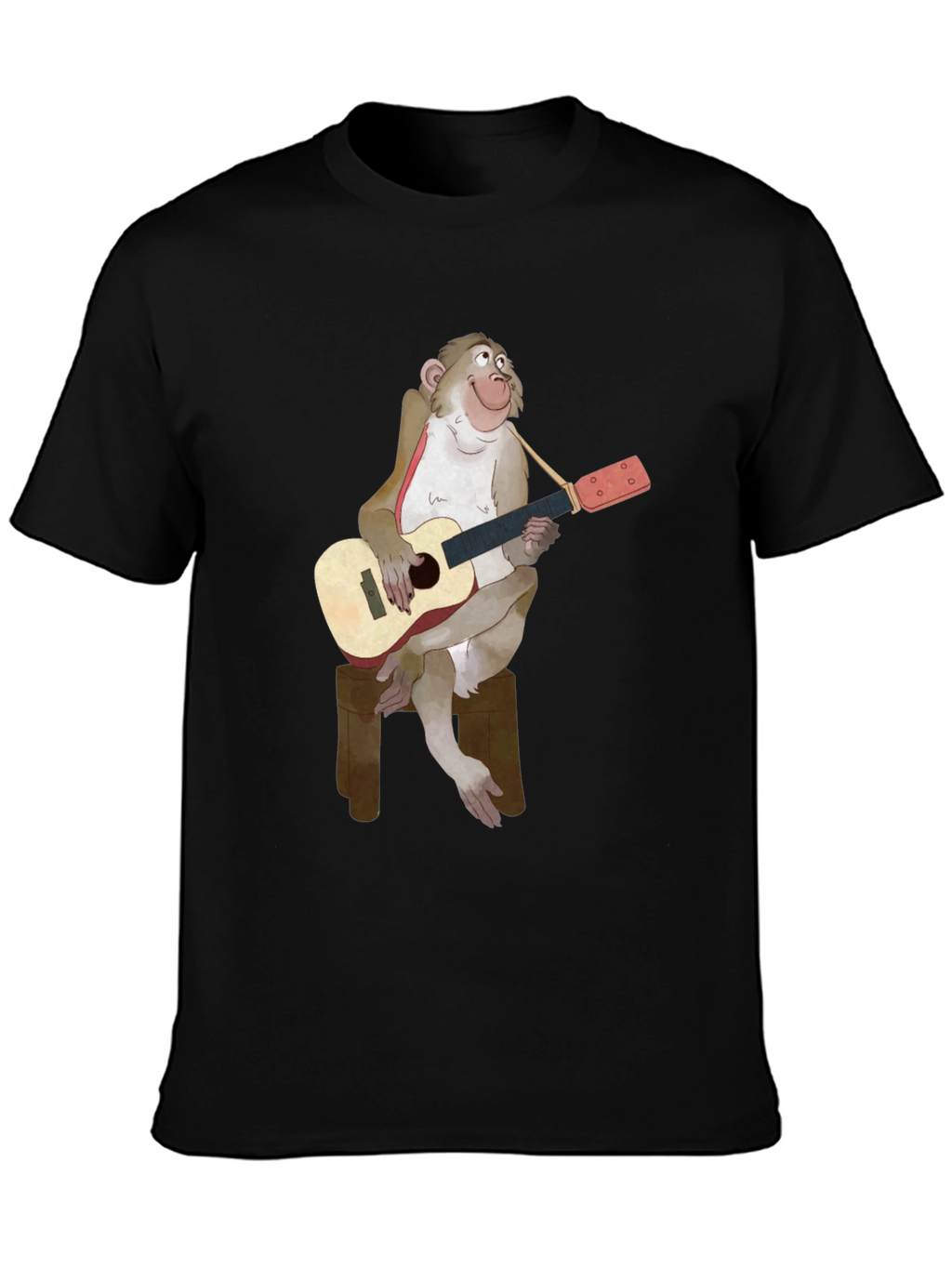 Monkey Guitarist Graphic Tee