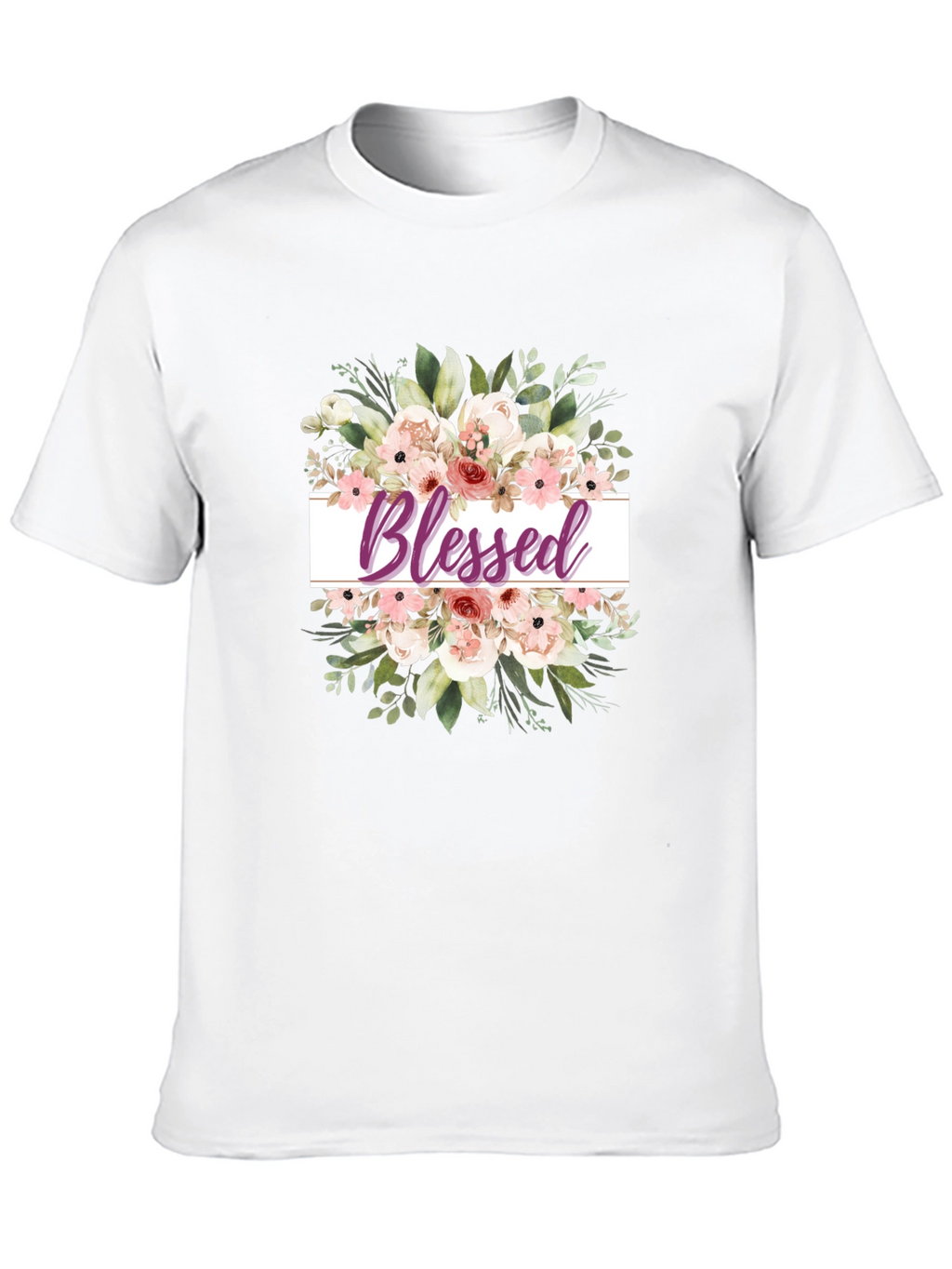 Blessed Floral T-Shirt - Stylish & Comfortable