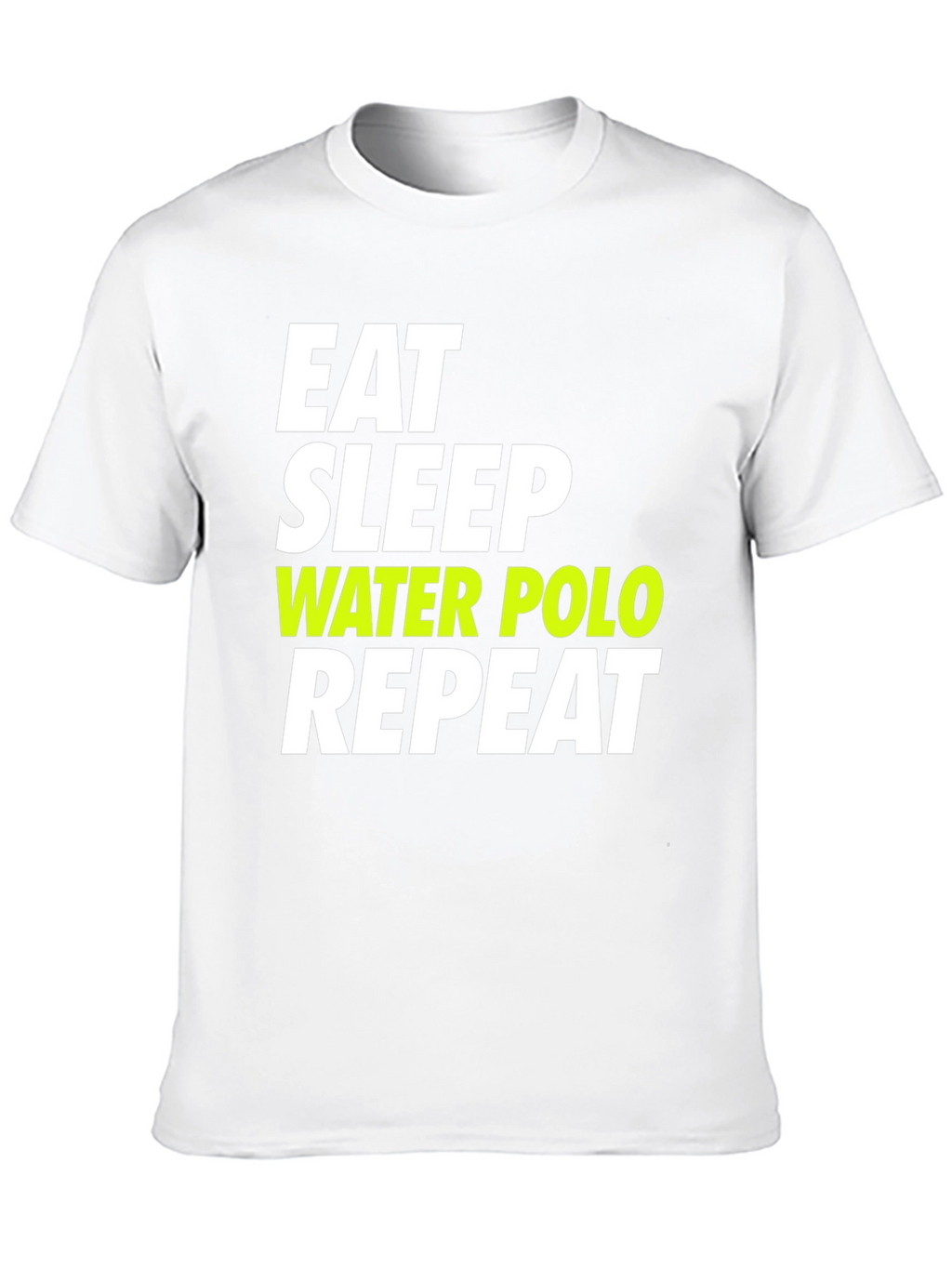 Eat Sleep Water Polo Repeat Black T-Shirt