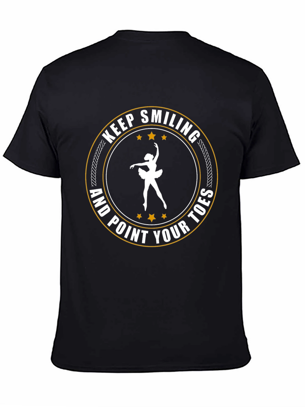 Keep Smiling Ballet T-Shirt - Dance Graphic Tee