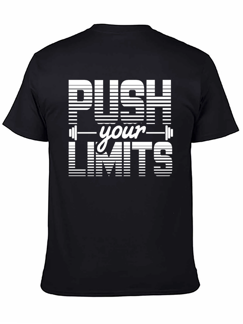 Push Your Limits Graphic T-Shirt - Black