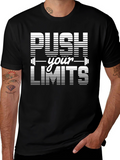 Push Your Limits Graphic T-Shirt - Black