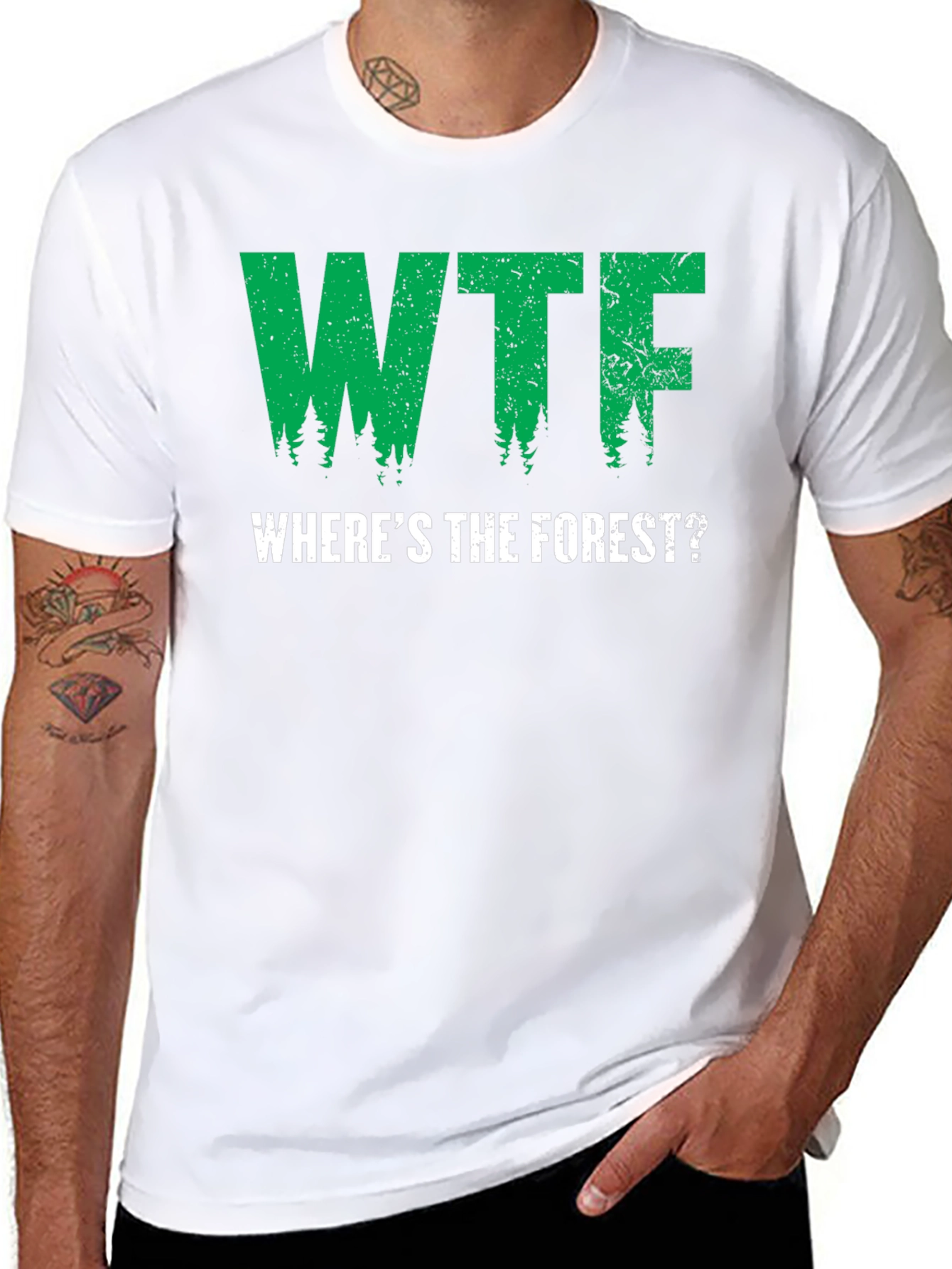 WTF Wheres The Forest? Graphic T-Shirt