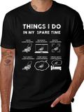 Funny Lawn Mower T-Shirt - Spare Time Activities