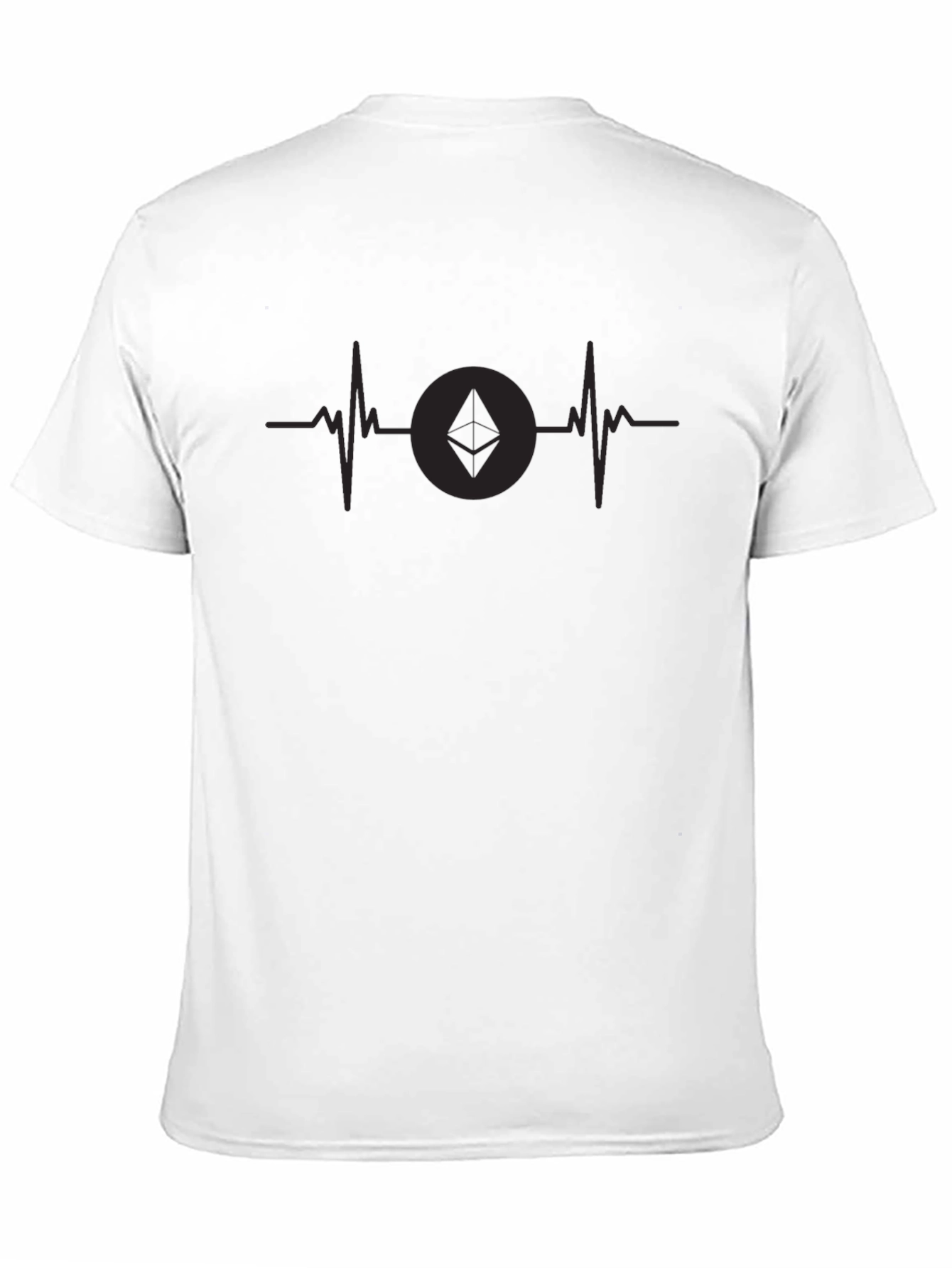 Ethereum Heartbeat Black T-Shirt