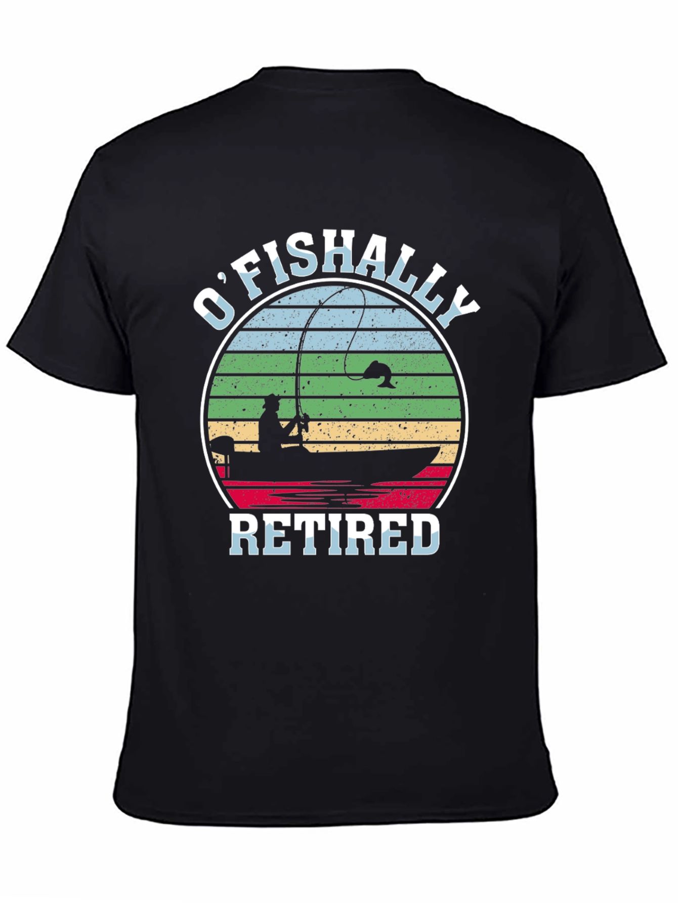 OFishally Retired Fishing T-Shirt