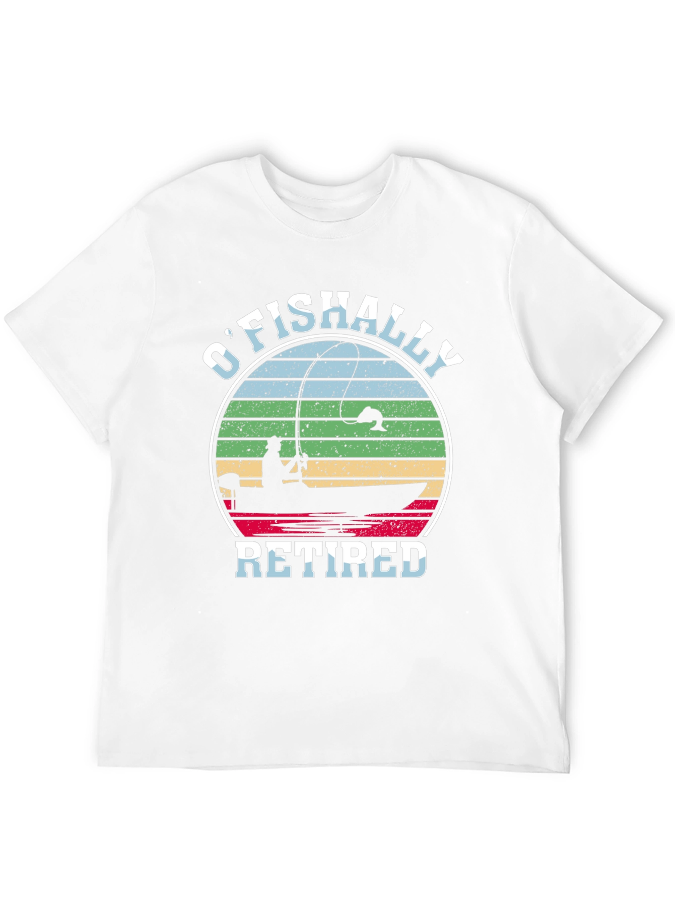 OFishally Retired Fishing T-Shirt