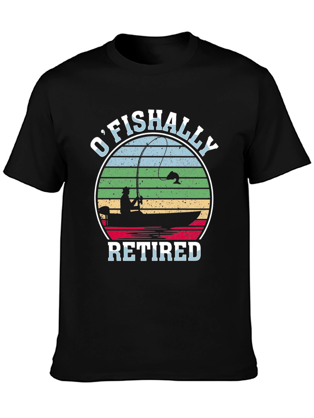 OFishally Retired Fishing T-Shirt