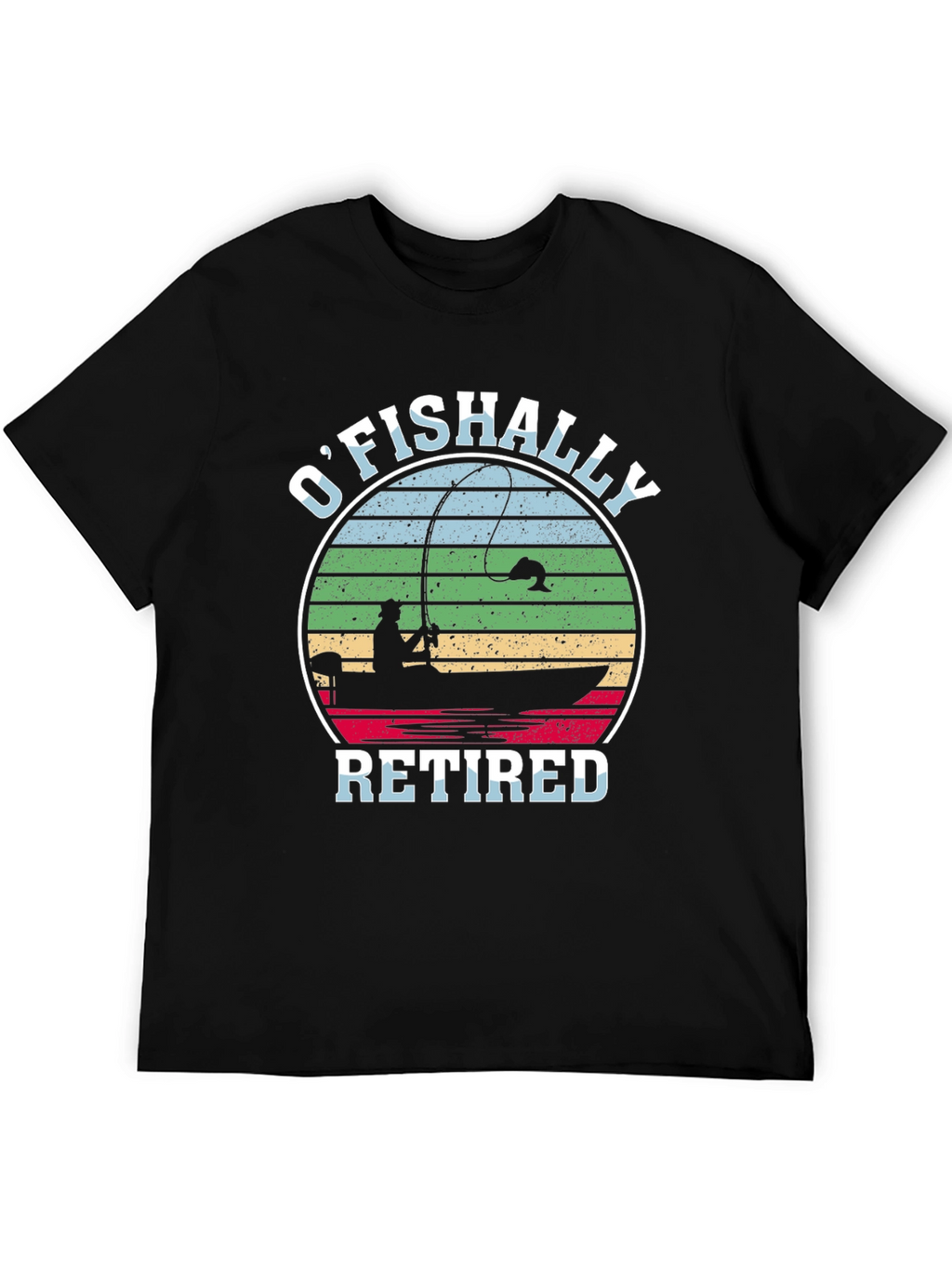OFishally Retired Fishing T-Shirt