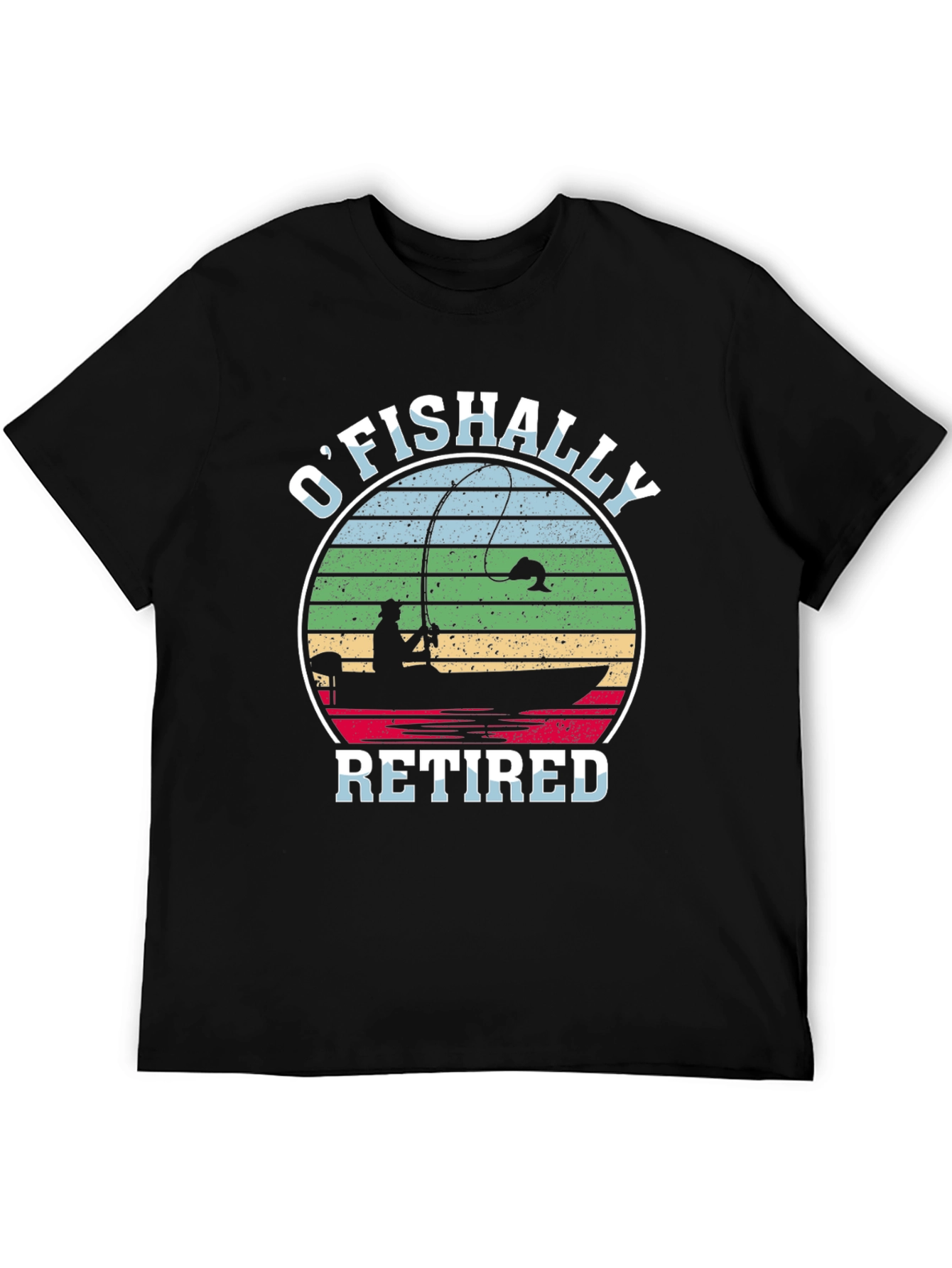 OFishally Retired Fishing T-Shirt