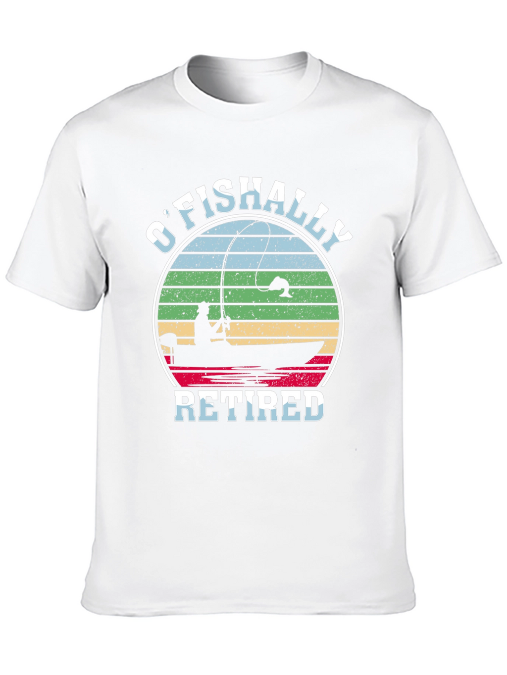 OFishally Retired Fishing T-Shirt