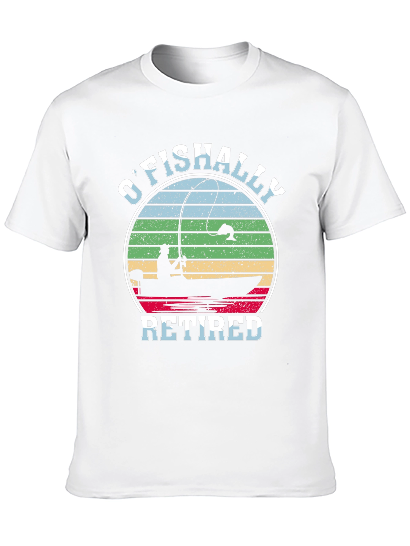 OFishally Retired Fishing T-Shirt