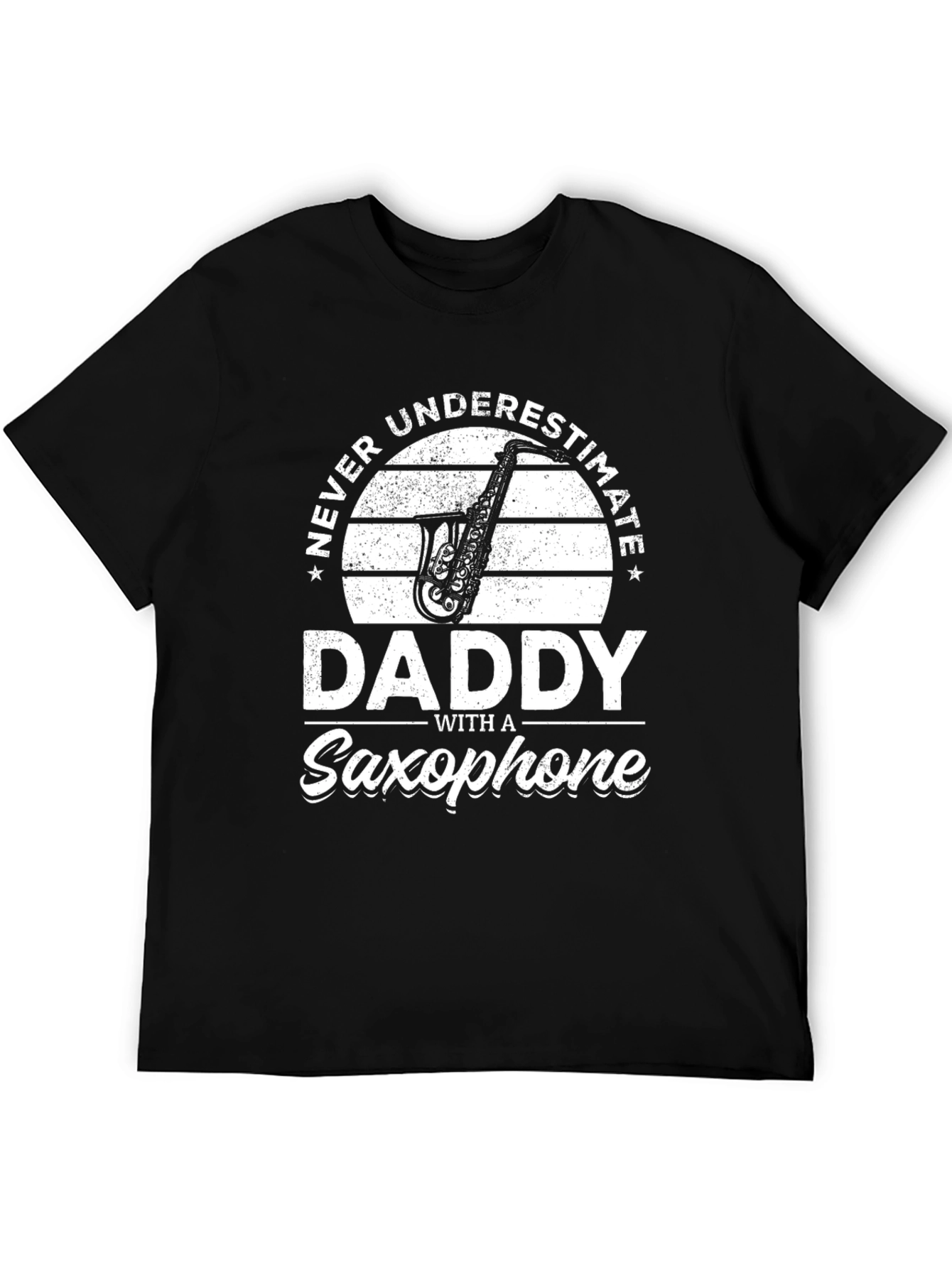 Daddy Saxophone Graphic T-Shirt