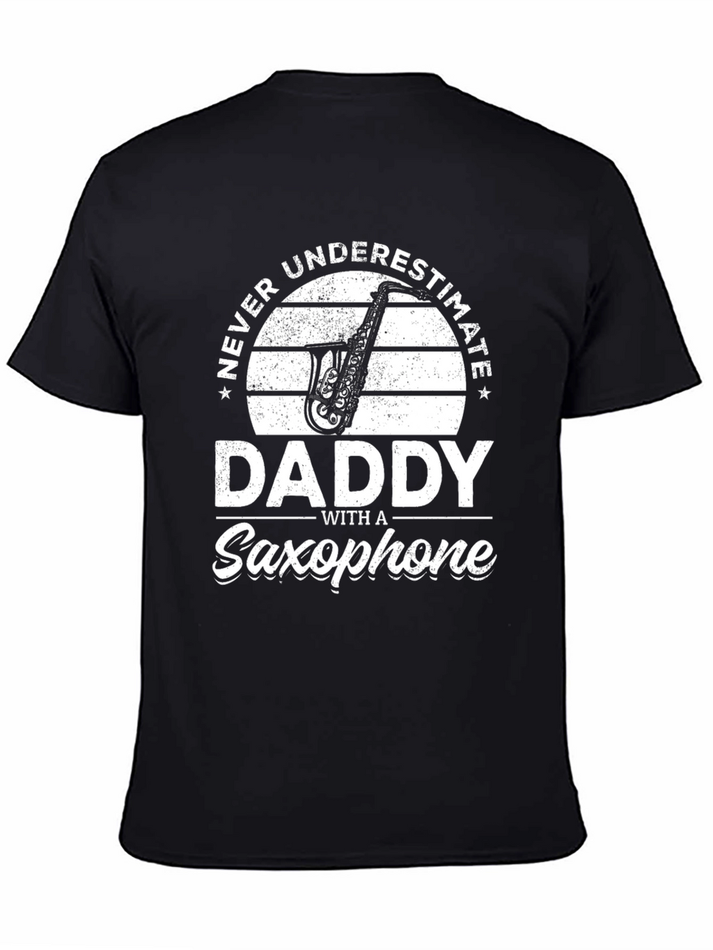 Daddy Saxophone Graphic T-Shirt