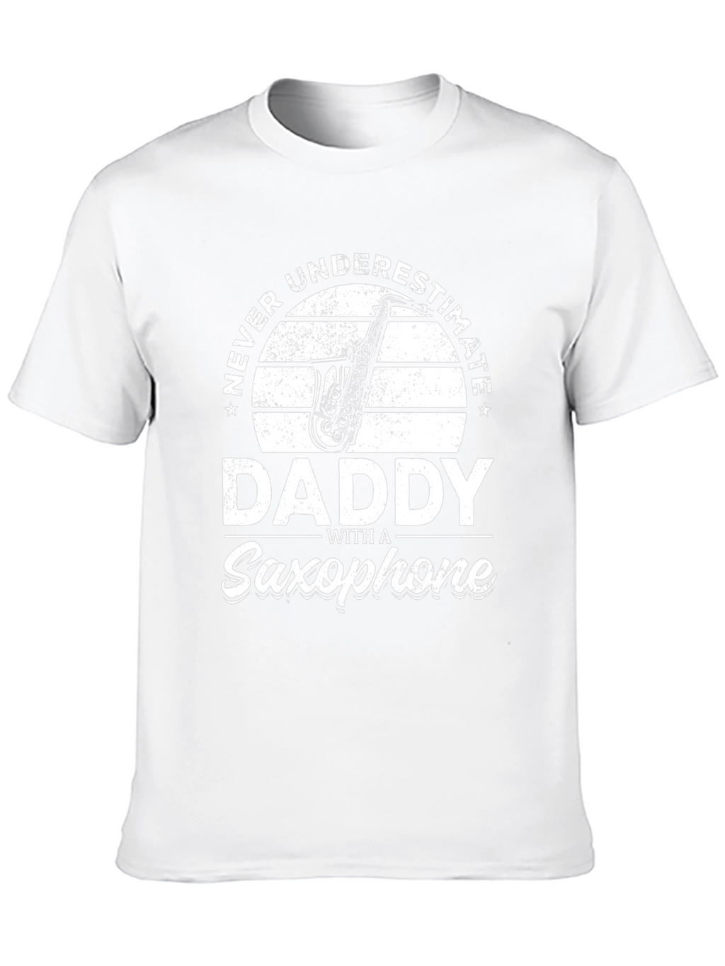 Daddy Saxophone Graphic T-Shirt