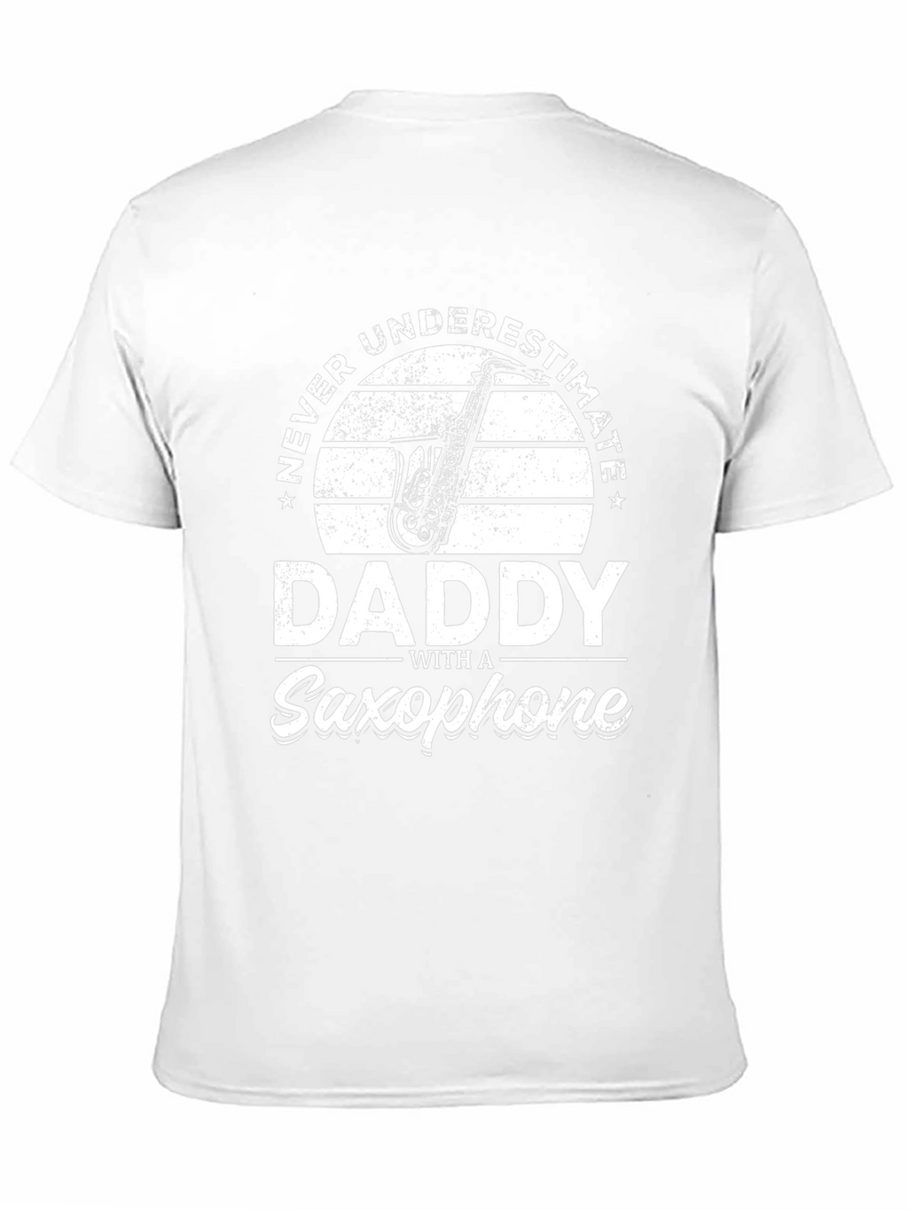 Daddy Saxophone Graphic T-Shirt