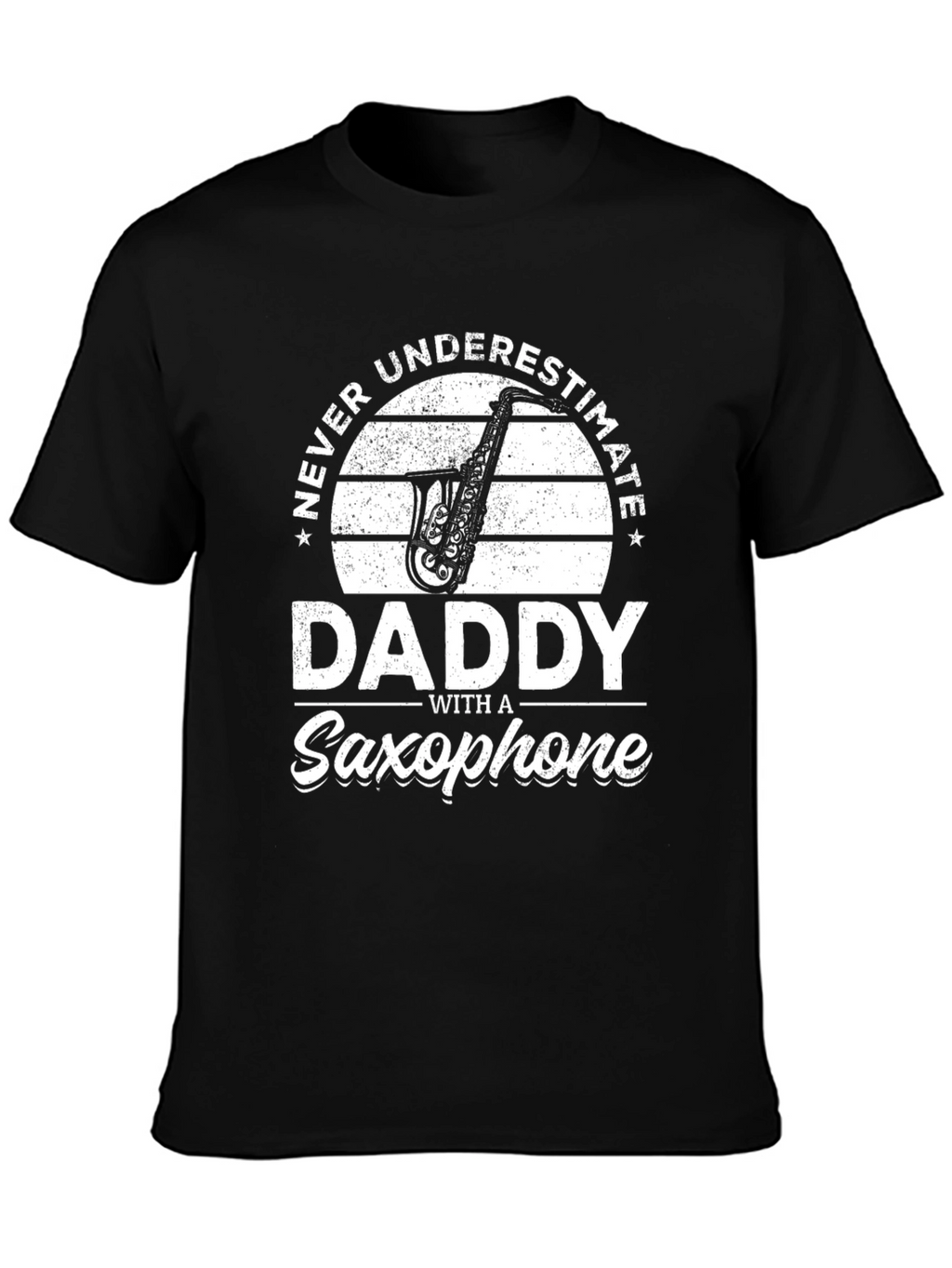 Daddy Saxophone Graphic T-Shirt