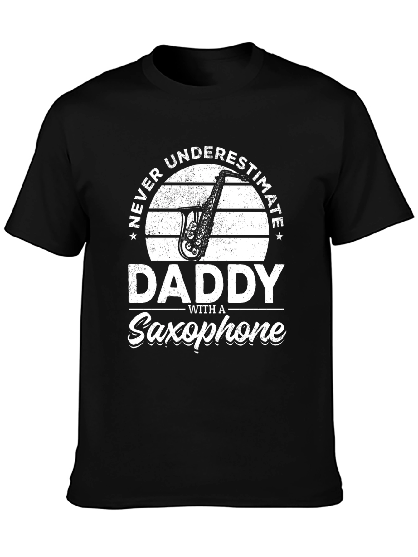 Daddy Saxophone Graphic T-Shirt