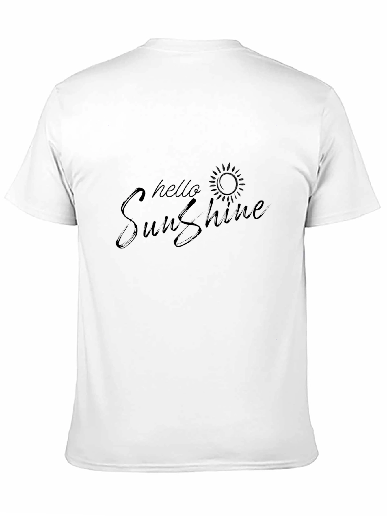 Hello Sunshine Black Graphic Tee