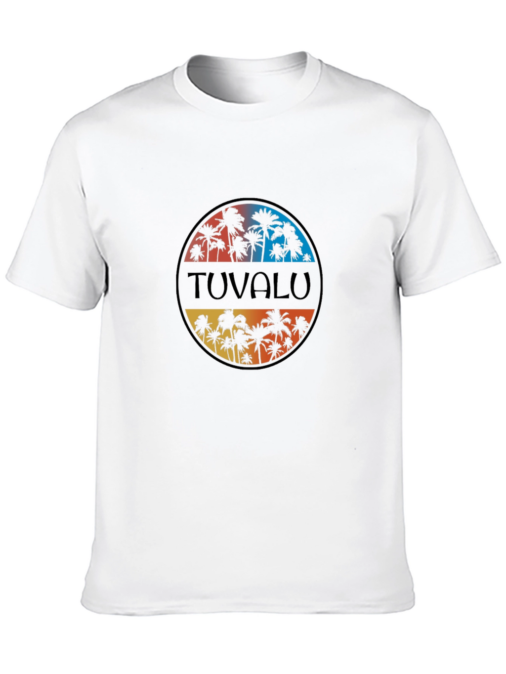 Tuvalu Palm Tree Graphic Tee