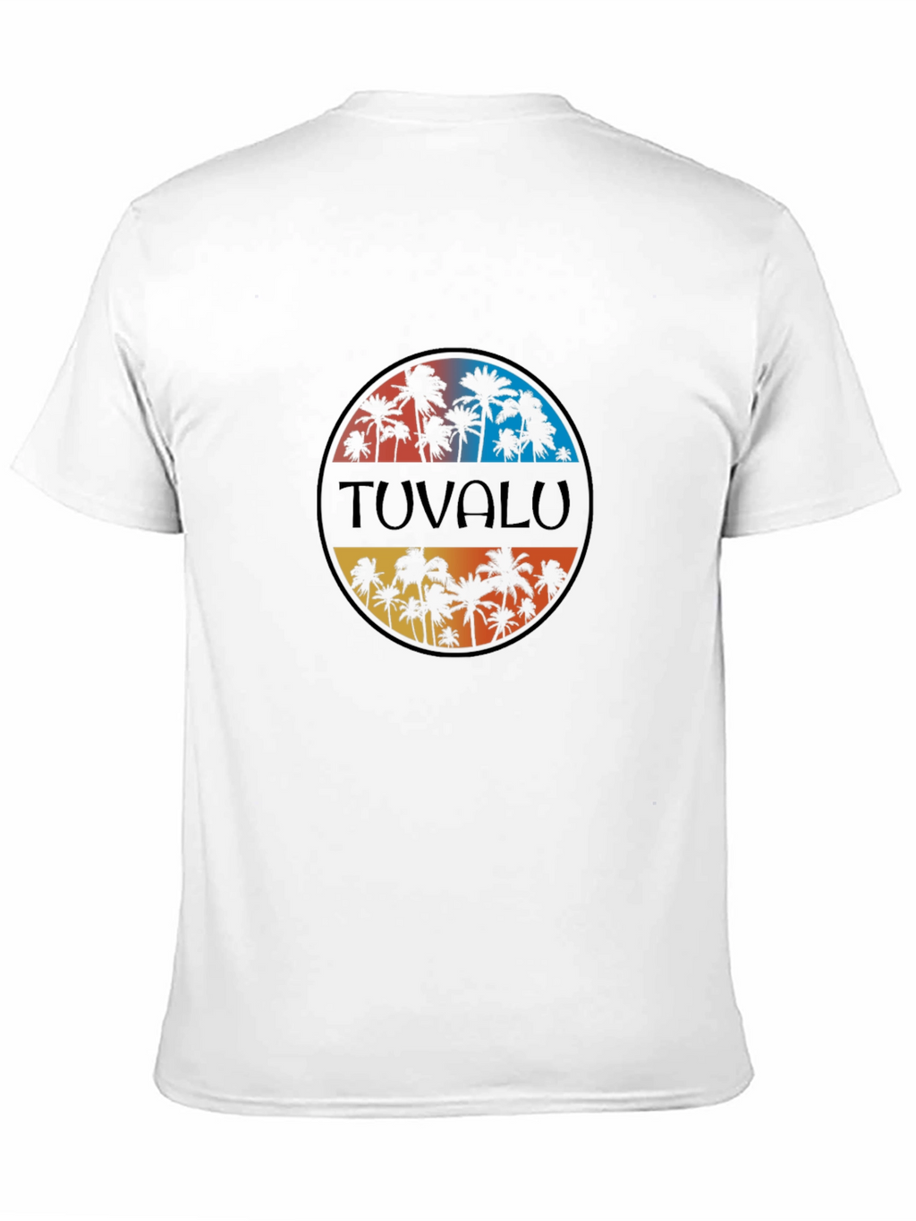 Tuvalu Palm Tree Graphic Tee