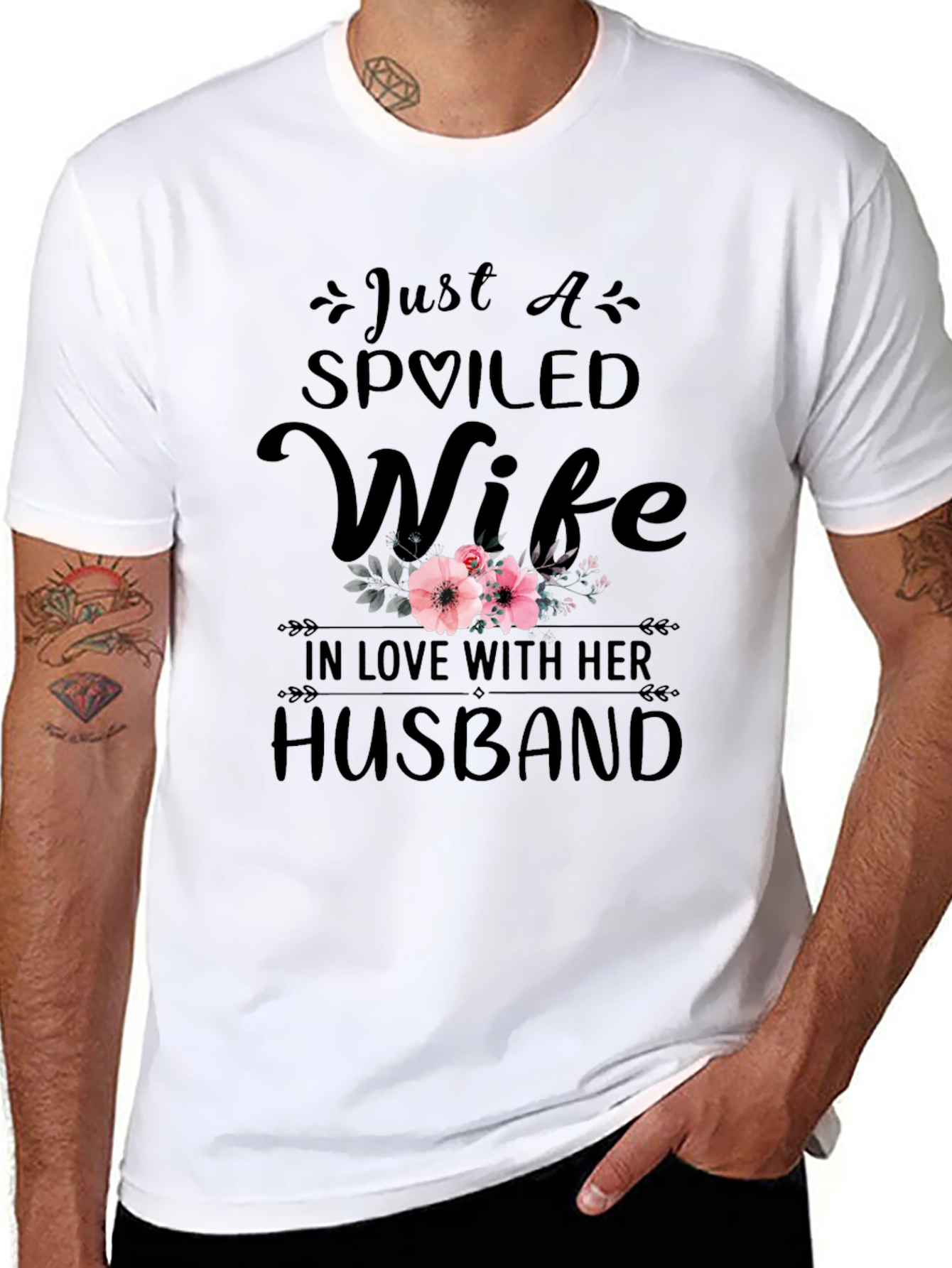 Spoiled Wife T-Shirt - Husband Love Tee