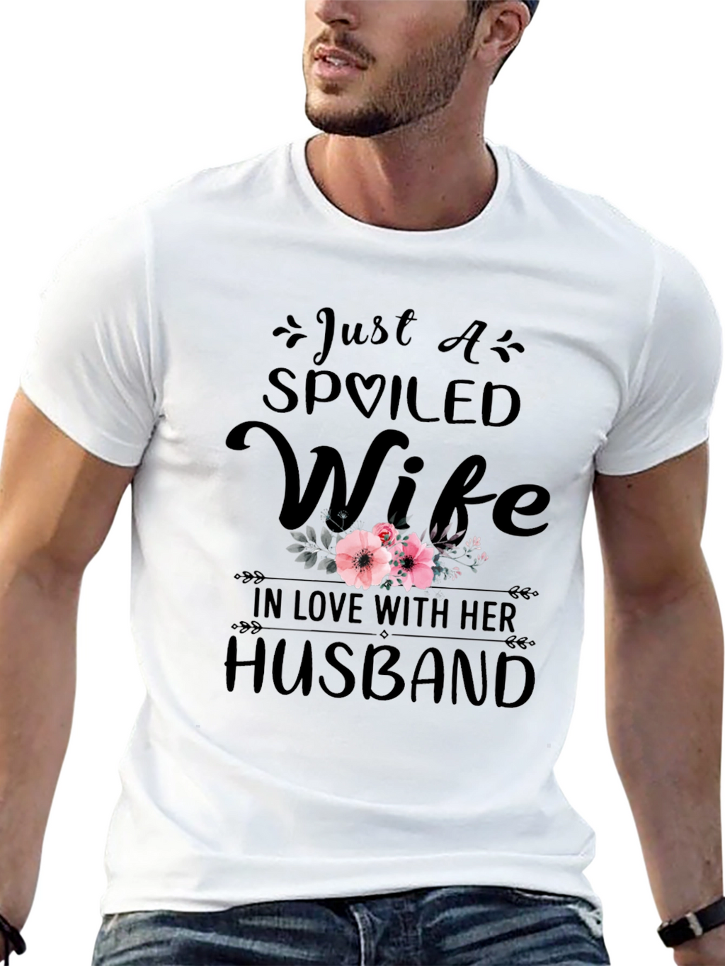 Spoiled Wife T-Shirt - Husband Love Tee