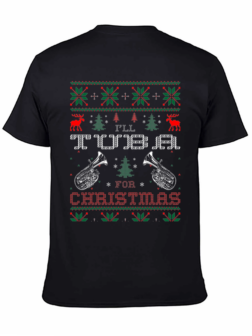 Ill Tuba For Christmas Ugly Sweater T-Shirt